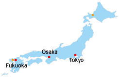 日本の営業拠点